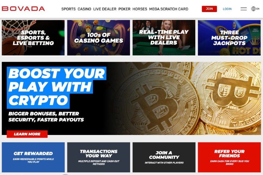 Bovada online casino gambling iGaming